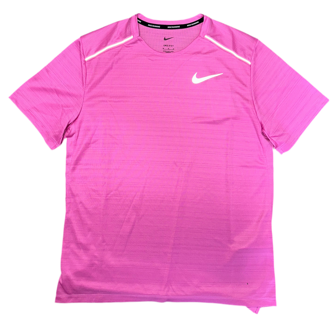 Nike Miler Nike Men's Pink T Shirt Pink Mens Nike T Shirt And