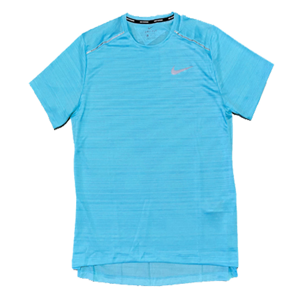 Nike Miler Aqua Blue Nike Miler Tshirt Aquarius Blue – Premium
